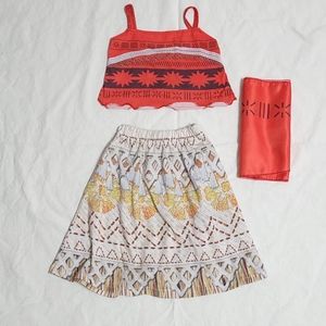 Moana Costume 3 pc set size S (5)
